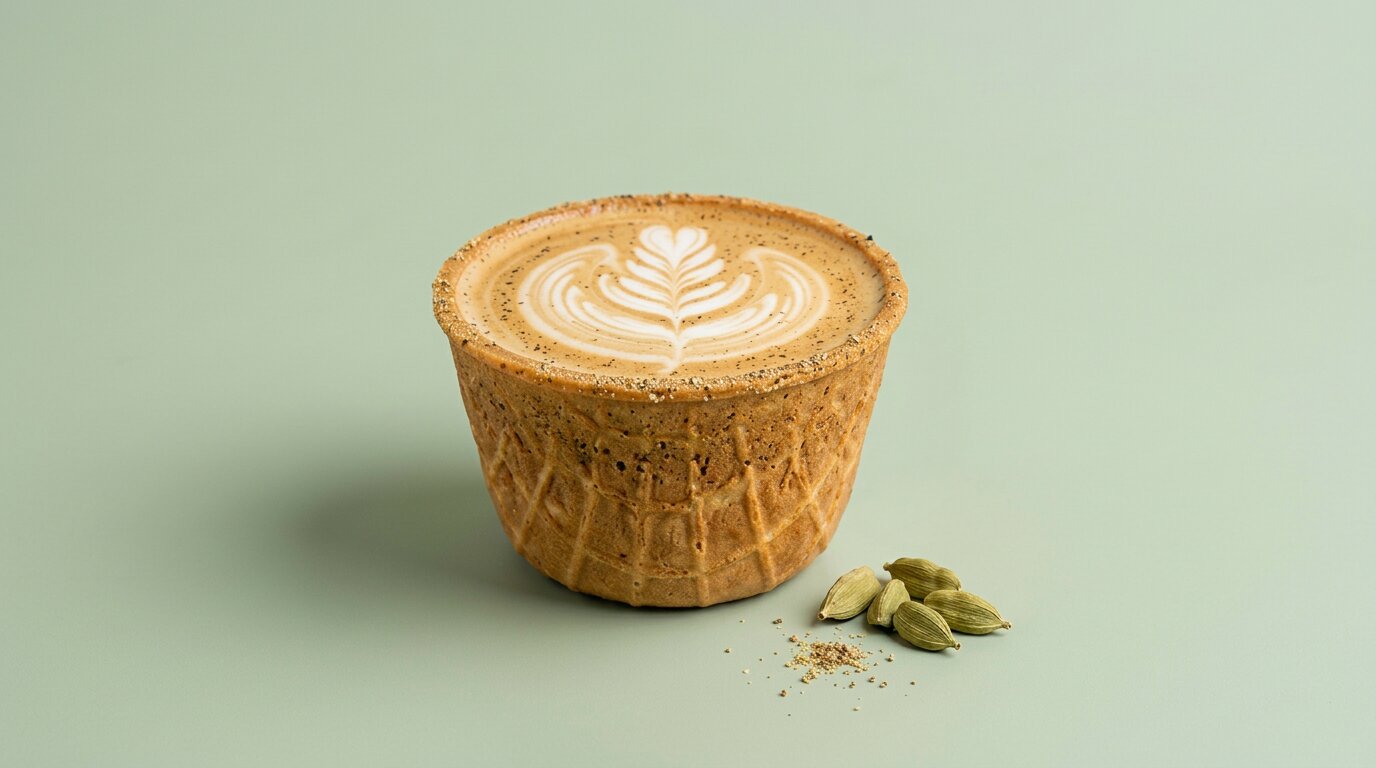 Illustrative edible cup presentation for wholesale & distribution